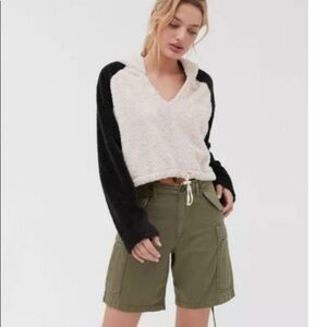 UO Tilly Cozy Faux Fur Hoodie Sweatshirt